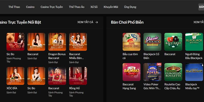 Sân chơi sở hữu đa dạng các ưu điểm hấp dẫn 