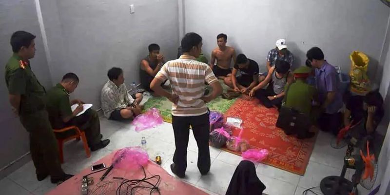 Bị bắt xóc đĩa hàm thuận bắc vì chọn nơi không uy tín