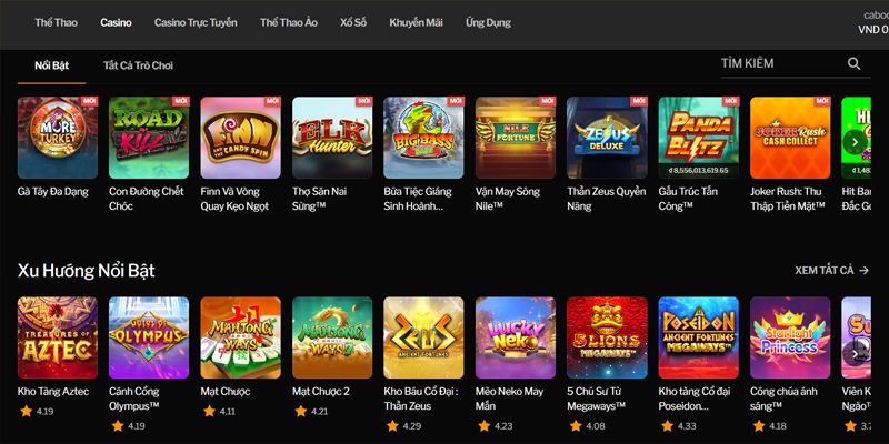 Ưu điểm vượt trội của chuyên mục Casino 188BET
