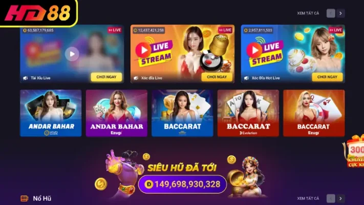 HD88 - Sân chơi giải trí uy tín và hiện đại